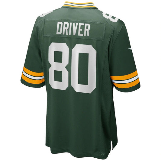 GB.Packers #80 Donald Driver Green Game Retired Player Jersey Stitched American Football Jerseys - Main View