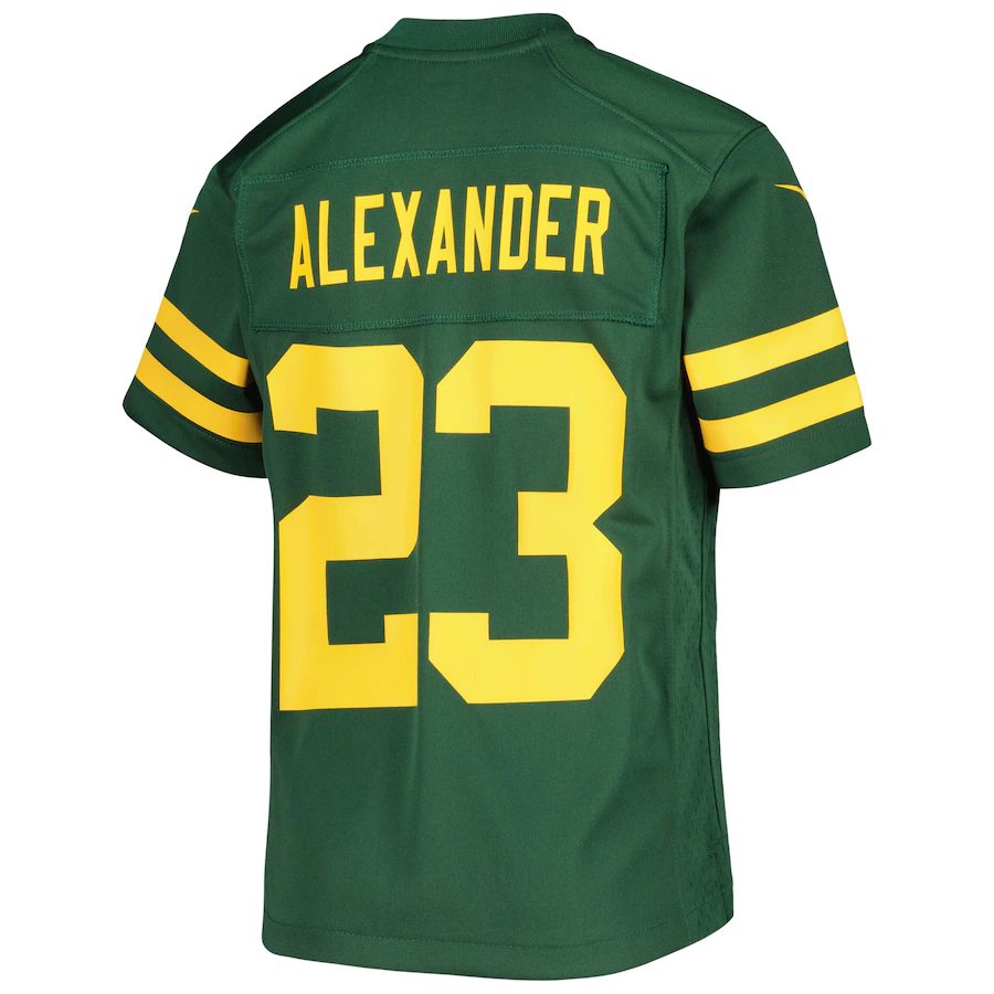 GB.Packers #23 Jaire Alexander Green Alternate Game Jersey Stitched American Football Jerseys - Main View