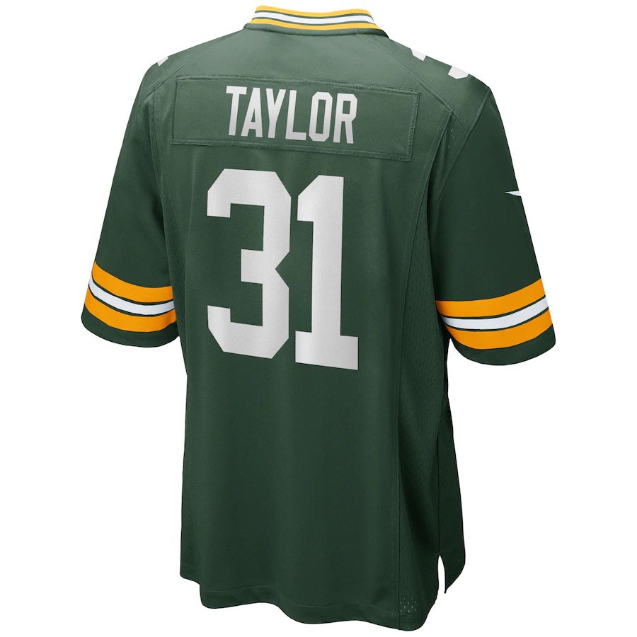 GB.Packers #31 Jim Taylor Green Game Retired Player Jersey Stitched American Football Jerseys - Main View