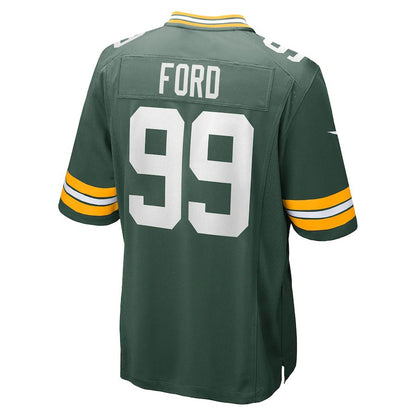 GB.Packers #99 Jonathan Ford Green Game Player Jersey Stitched American Football Jerseys - Main View