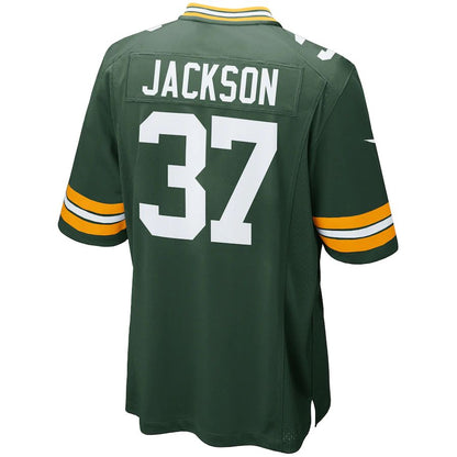 GB.Packers #37 Josh Jackson Green Game Player Jersey Stitched American Football Jerseys - Main View
