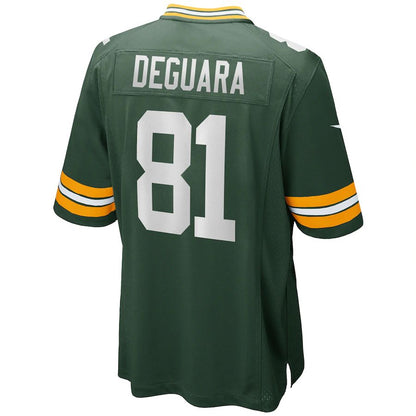 GB.Packers #81 Josiah Deguara Green Player Game Jersey Stitched American Football Jerseys - Main View