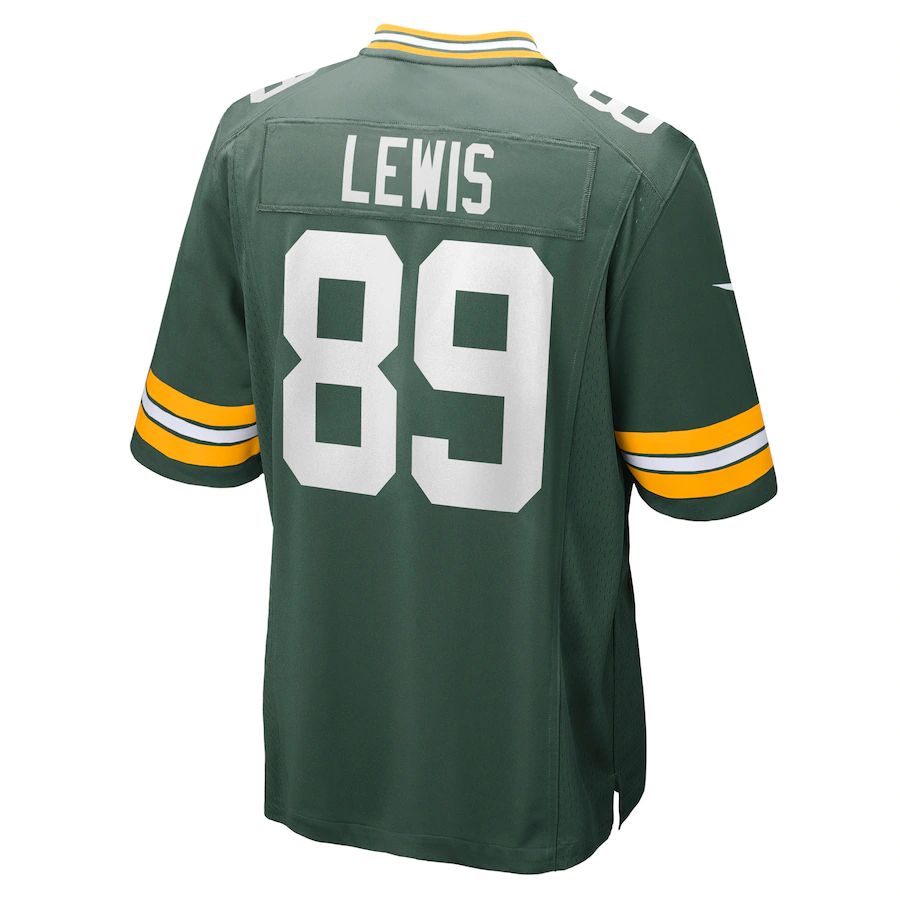 GB.Packers #89 Marcedes Lewis Green Game Jersey Stitched American Football Jerseys - Main View