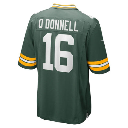GB.Packers #16 Pat O'Donnell Green Game Player Jersey Stitched American Football Jerseys - Main View