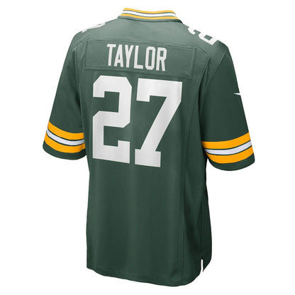 GB.Packers #27 Patrick Taylor Green Game Player Jersey Stitched American Football Jerseys - Main View