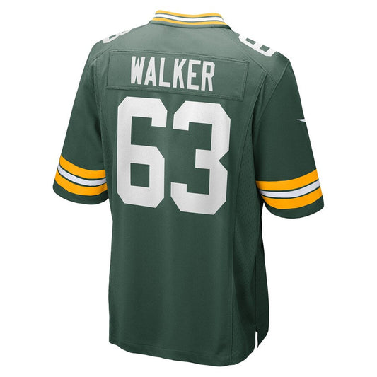 GB.Packers #63 Rasheed Walker Green Game Player Jersey Stitched American Football Jerseys - Main View