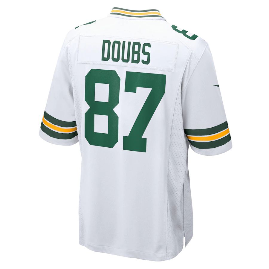GB.Packers #87 Romeo Doubs White Game Player Jersey Stitched American Football Jerseys - Main View