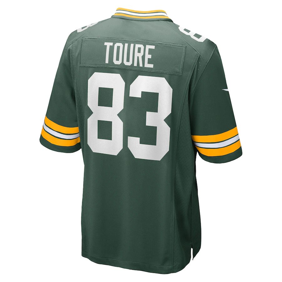 GB.Packers #83 Samori Toure Green Game Player Jersey Stitched American Football Jerseys - Main View