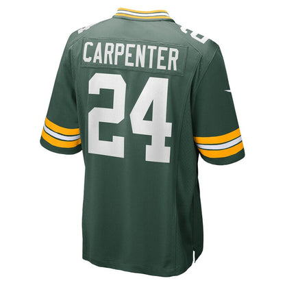 GB.Packers #24 Tariq Carpenter Green Game Player Jersey Stitched American Football Jerseys - Main View