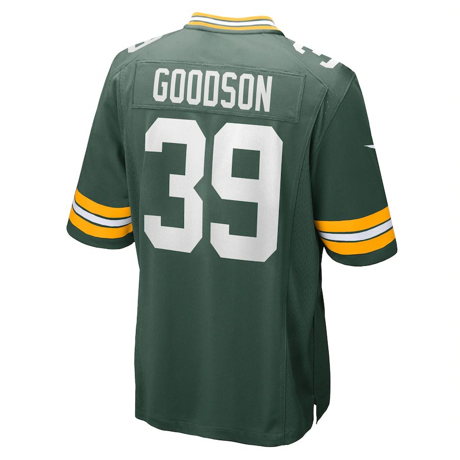 GB.Packers #39 Tyler Goodson Green Game Player Jersey Stitched American Football Jerseys - Main View
