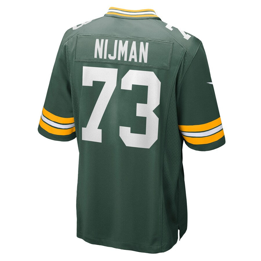 GB.Packers #73 Yosh Nijman Green Game Jersey Stitched American Football Jerseys - Main View