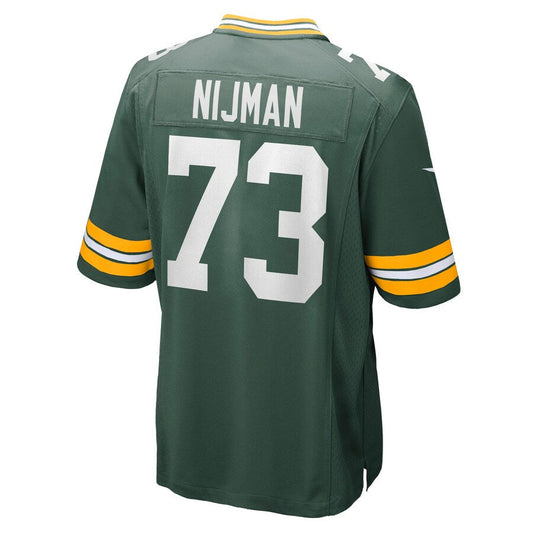 GB.Packers #73 Yosh Nijman Green Game Jersey Stitched American Football Jerseys - Main View