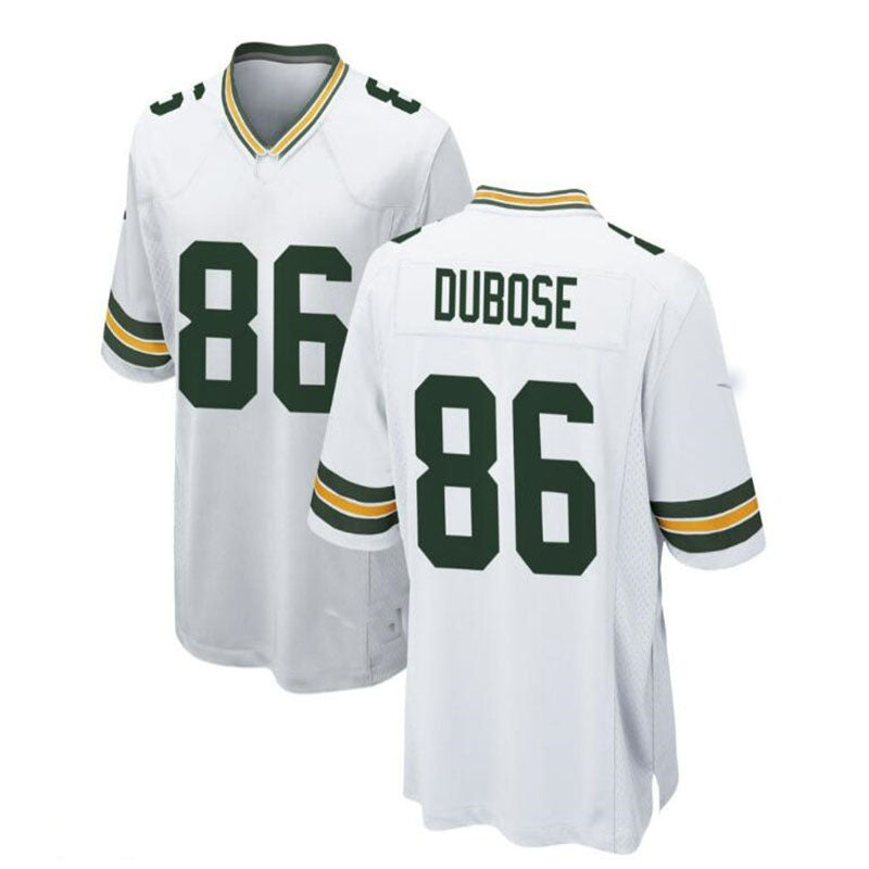 GB.Packers #86 Grant Dubose Game Jersey - White Stitched American Football Jerseys - Main View