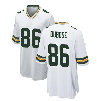 GB.Packers #86 Grant Dubose Game Jersey - White Stitched American Football Jerseys - Main View