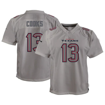 H.Texans #13 Brandin Cooks Gray Atmosphere Game Jersey Stitched American Football Jerseys - Main View