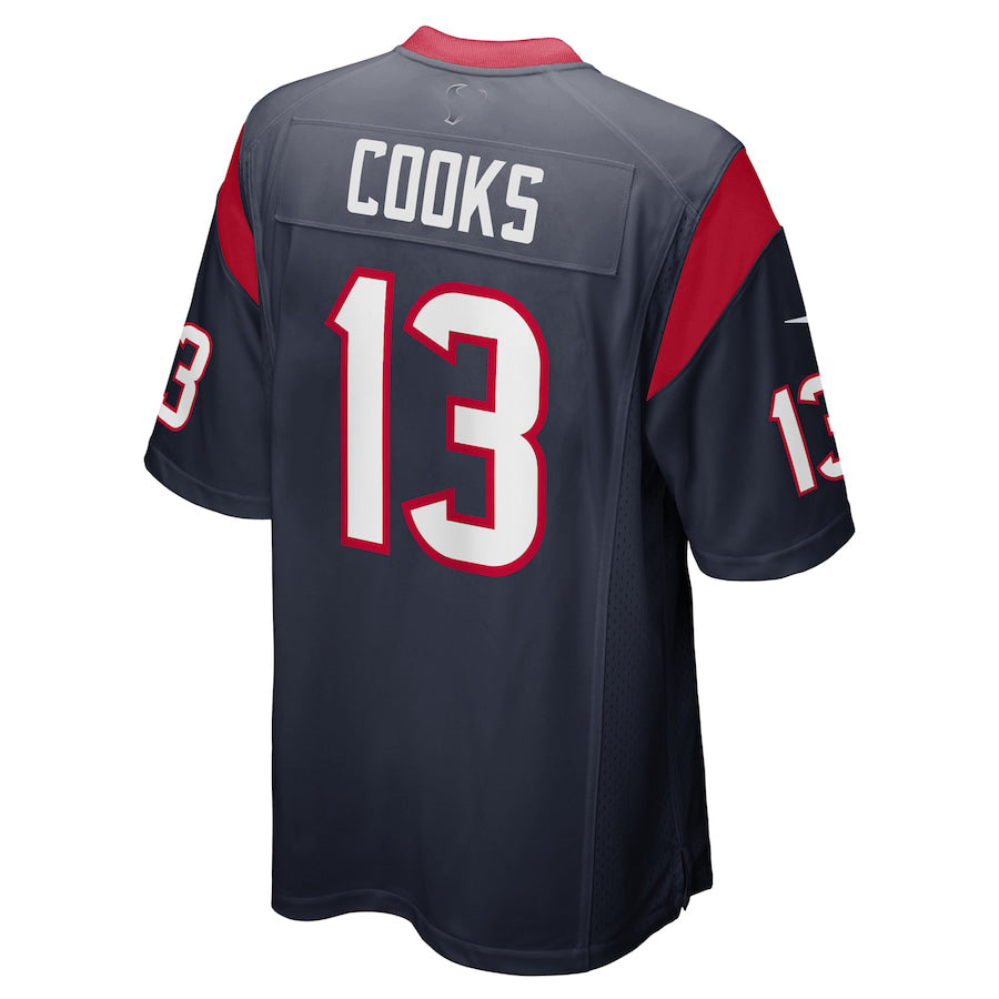 H.Texans #13 Brandin Cooks  Navy Game Jersey Stitched American Football Jerseys - Main View