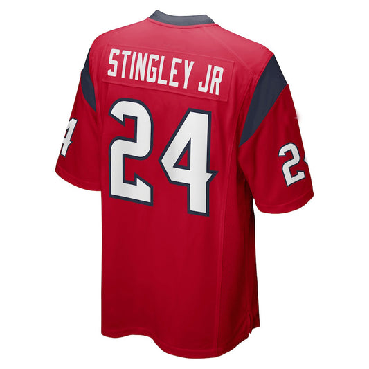 H.Texans #24 Derek Stingley Jr. Red Player Game Jersey Stitched American Football Jerseys - Main View