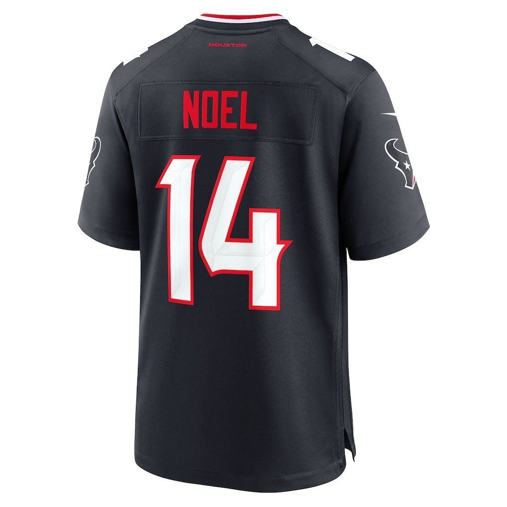H.Texans #14 Jaylin Noel Navy Team Game American Football Jersey - Main View