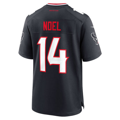 H.Texans #14 Jaylin Noel Navy Team Game American Football Jersey - Main View