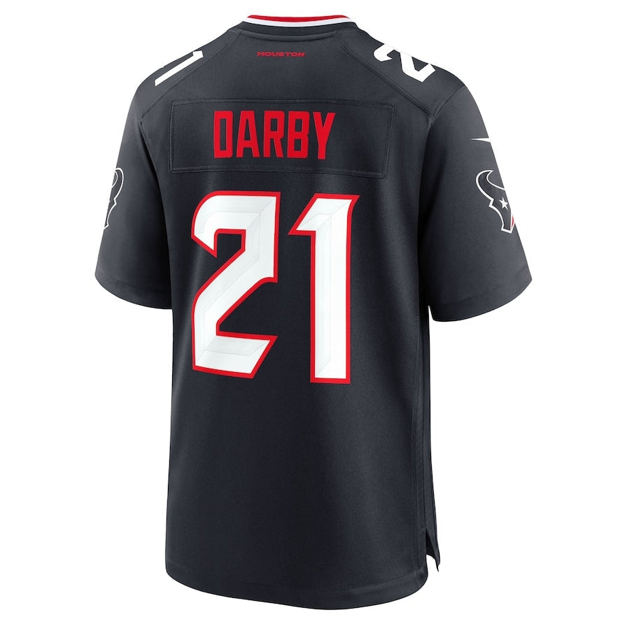 H.Texans #21 Ronald Darby Navy Team Game American Football Jerseys - Main View