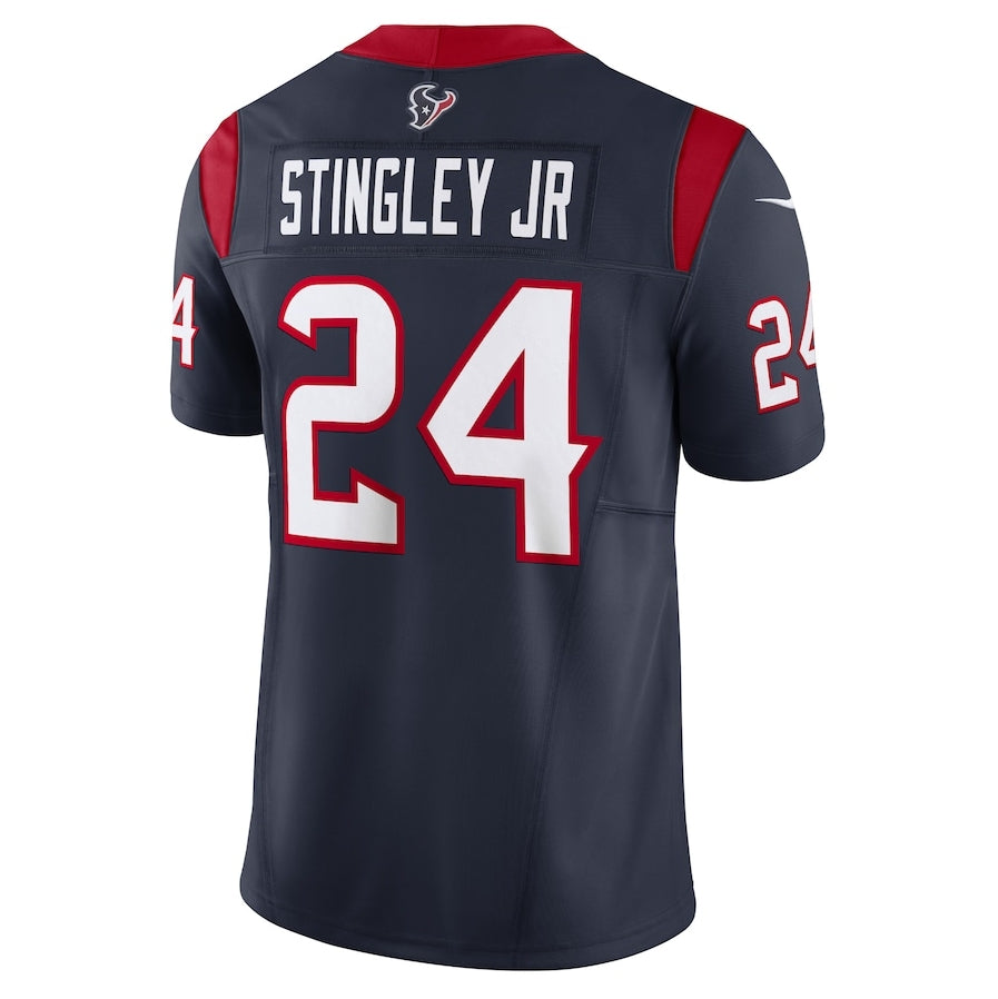 H.Texans #24 Derek Stingley Jr. Navy Vapor F.U.S.E. Limited American Football Jersey - Main View