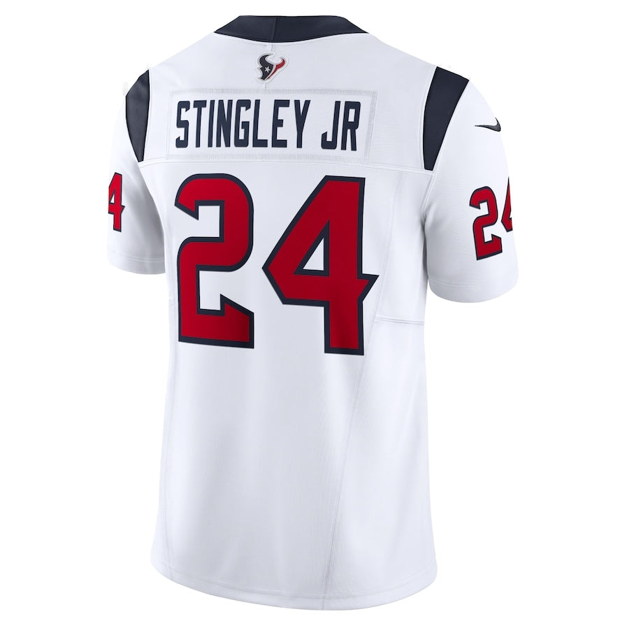 H.Texans #24 Derek Stingley Jr. White Vapor F.U.S.E. Limited American Football Jersey - Main View