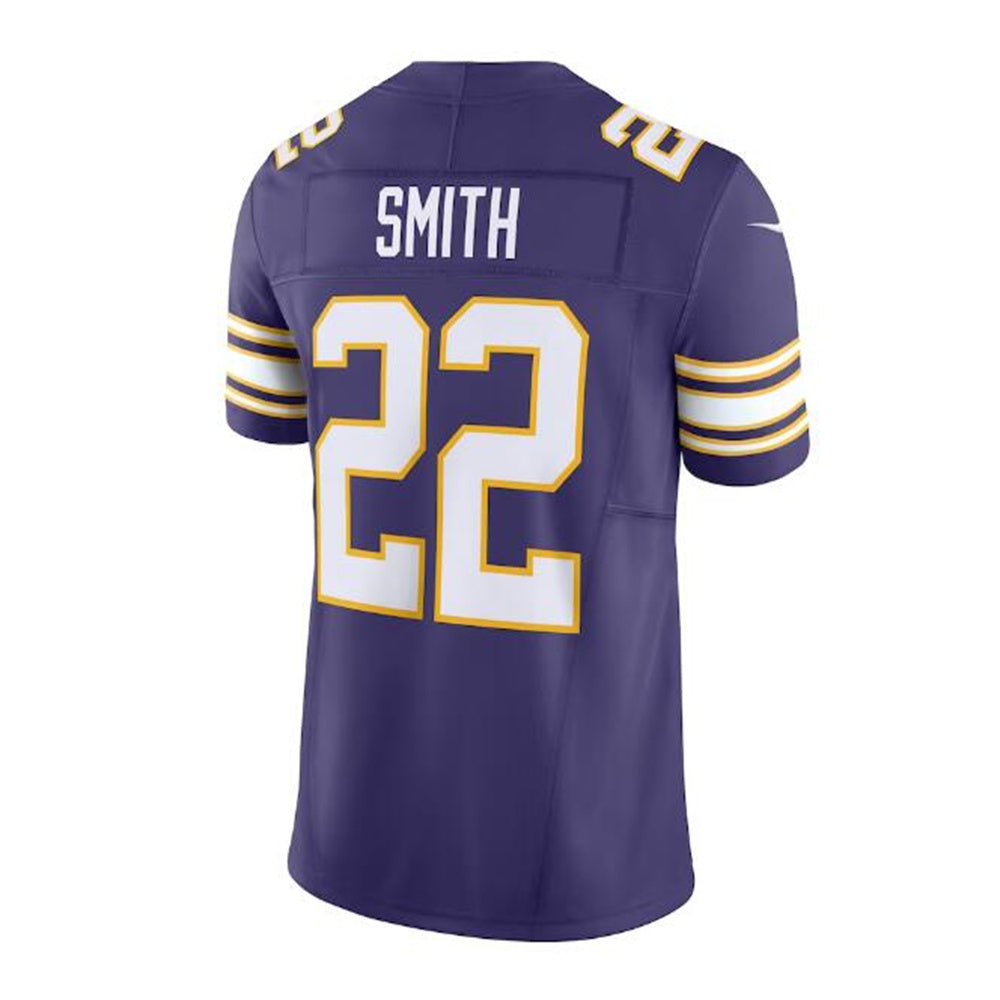 MN.Vikings #22 Harrison Smith Classic Vapor F.U.S.E. Limited Jersey - Purple Stitched American Football Jerseys - Main View