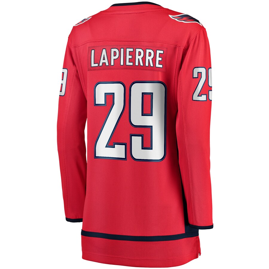 W.Capitals #29 Hendrix Lapierre Fanatics Branded Home Breakaway Player Jersey Red Stitched American Hockey Jerseys - Main View