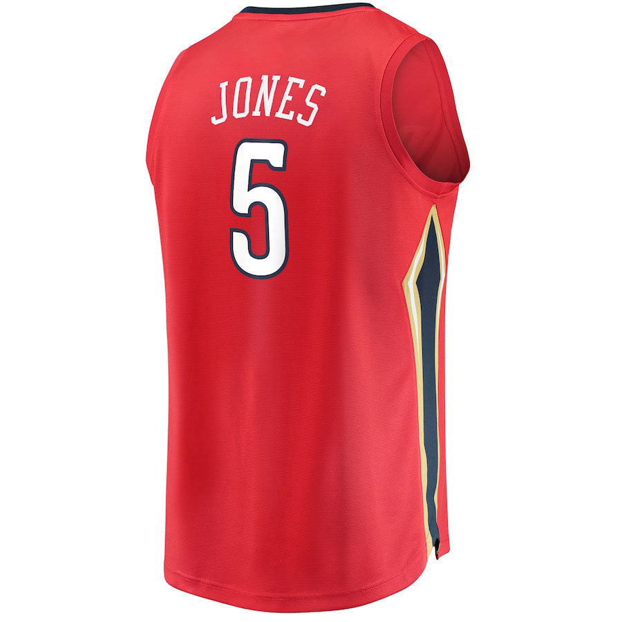 NO.Pelicans #5 Herbert Jones Fanatics Branded 2022-23 Fast Break Replica Jersey  Red Statement Edition Stitched American Basketball Jersey - Main View