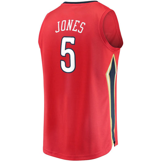 NO.Pelicans #5 Herbert Jones Fanatics Branded 2022-23 Fast Break Replica Jersey  Red Statement Edition Stitched American Basketball Jersey - Main View