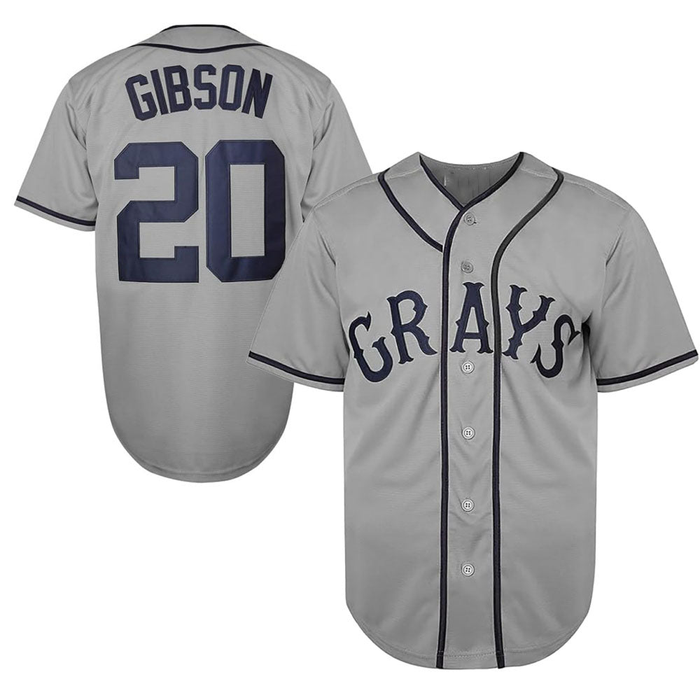 Homestead Grays #20 Josh Gibson National League Baseball Stitched Jersey - Main View