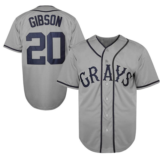 Homestead Grays #20 Josh Gibson National League Baseball Stitched Jersey - Main View