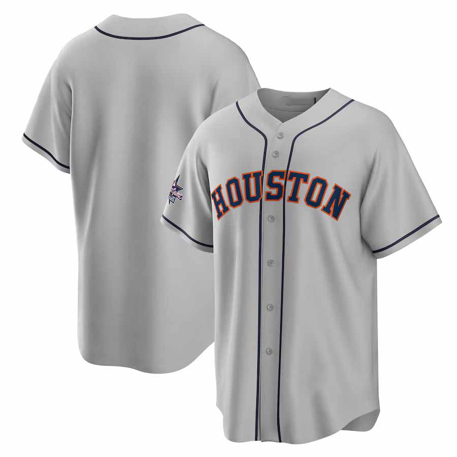Houston Astros 2025 All-Star Game Away Replica Jersey - Gray Stitched Baseball Jersey - Main View