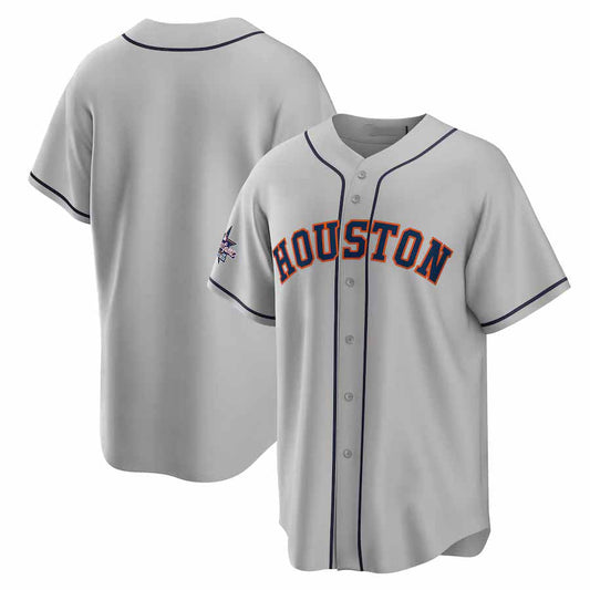 Houston Astros 2025 All-Star Game Away Replica Jersey - Gray Stitched Baseball Jersey - Main View