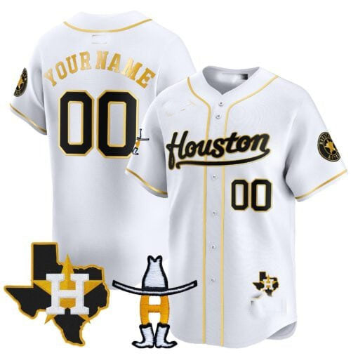 Custom Houston Astros Rodeo Patch Vapor Premier Limited – All Stitched Baseball Jersey view 5