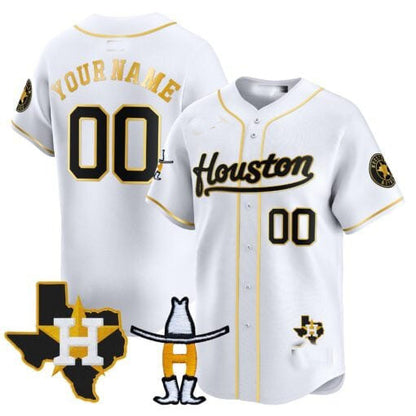 Custom Houston Astros Rodeo Patch Vapor Premier Limited – All Stitched Baseball Jersey view 5