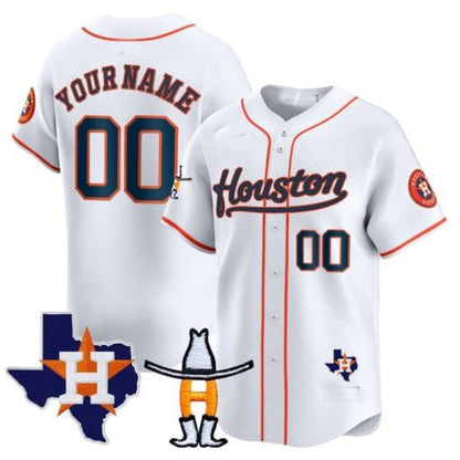 Custom Houston Astros Rodeo Patch Vapor Premier Limited – All Stitched Baseball Jersey view 3