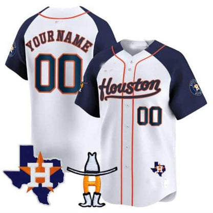 Custom Houston Astros Rodeo Patch Vapor Premier Limited – All Stitched Baseball Jersey view 4