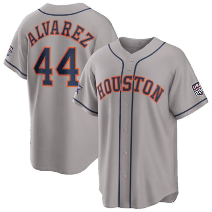 Houston Astros #44 Yordan Alvarez 2026 All-Star Game Gray Replica Baseball Jersey - Main View