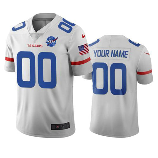 Custom H.Texans White Vapor Limited City Edition Jersey Stitched American Football Jerseys - Main View