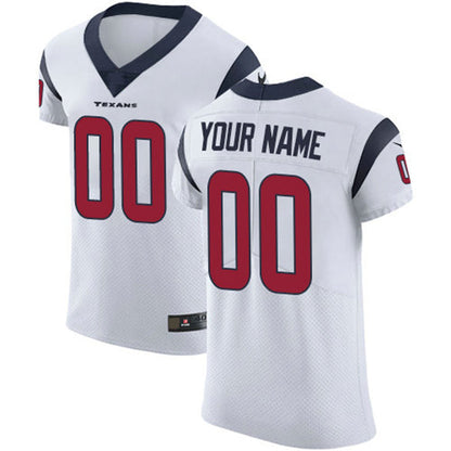 Custom H.Texans White Vapor Untouchable Custom Elite Jersey Stitched American Football Jerseys - Main View
