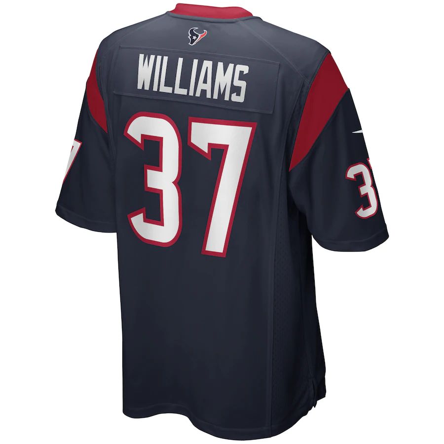 H.Texans #37 Domanick Williams Navy Game Retired Player Jersey Stitched American Football Jerseys - Main View