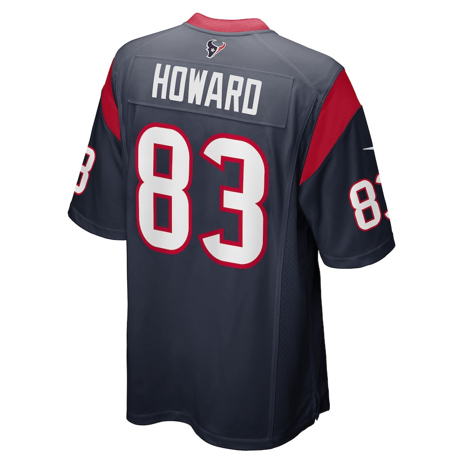 H.Texans #83 O.J. Howard Navy Game Player Jersey Stitched American Football Jerseys - Main View