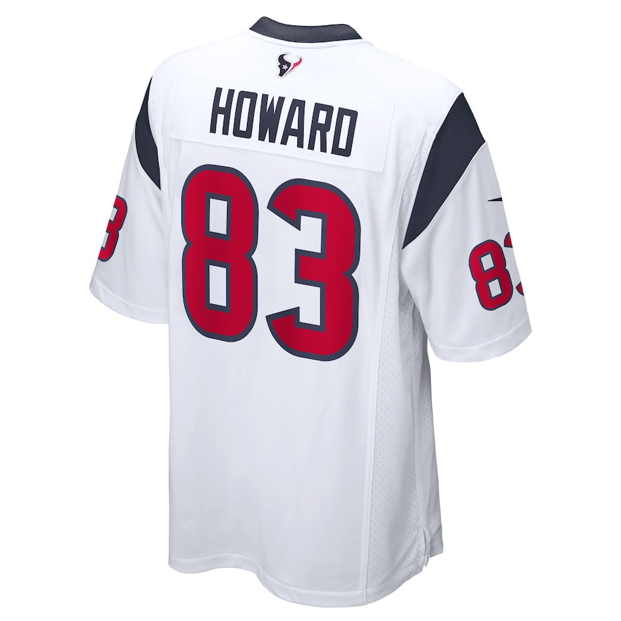 H.Texans #83 O.J. Howard White Game Player Jersey Stitched American Football Jerseys - Main View