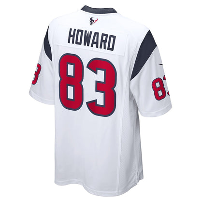 H.Texans #83 O.J. Howard White Game Player Jersey Stitched American Football Jerseys - Main View