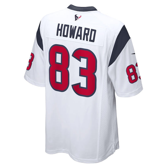H.Texans #83 O.J. Howard White Game Player Jersey Stitched American Football Jerseys - Main View
