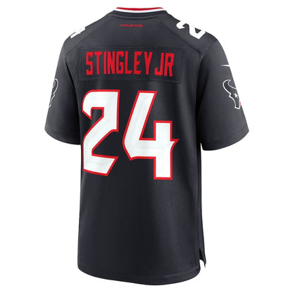 H.Texans #24 Derek Stingley Jr. Game Jersey - Navy American Football Jerseys - Main View