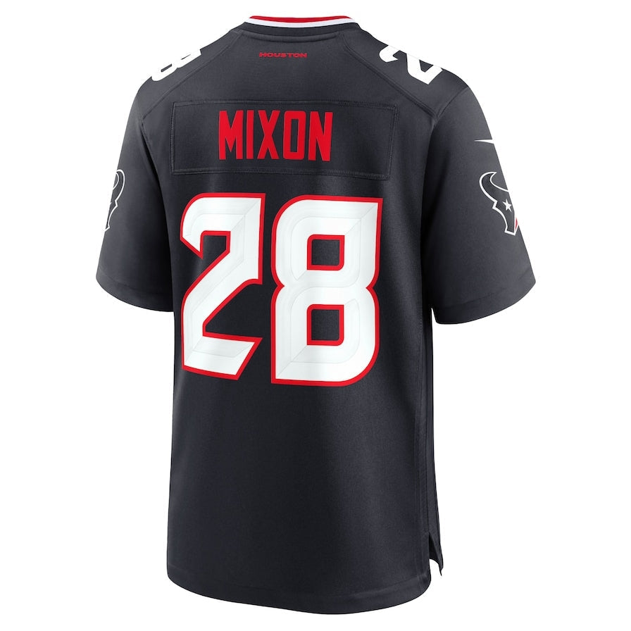 H.Texans #28 Joe Mixon Game Jersey - Navy American Football Jerseys - Main View