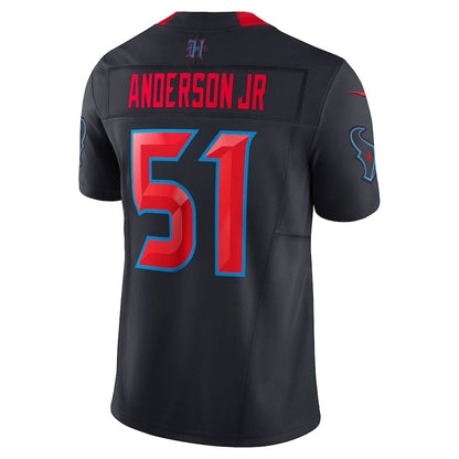 H.Texans #51 Will Anderson Jr. 2nd Alternate Vapor F.U.S.E. Limited Jersey - Navy Football Jerseys - Main View