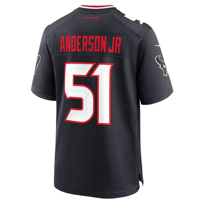 H.Texans #51 Will Anderson Jr. Game Jersey - Navy Football Jerseys - Main View